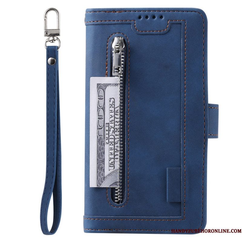 Leren Hoesje Samsung Galaxy S26 Ultra Portemonnee Met 9 Kaartsleuven