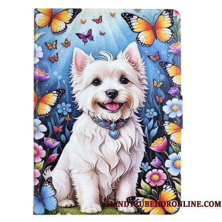 Leren Hoesje Samsung Galaxy Tab S11 Hond Bescherming Hoesje