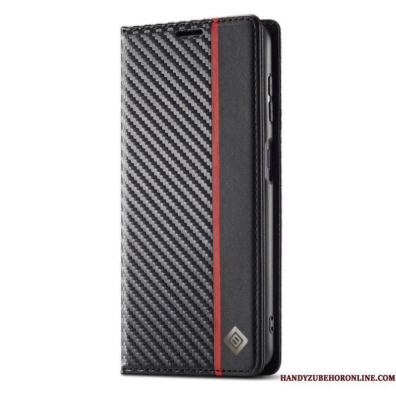 Leren Hoesje Voor Samsung Galaxy S25 Plus 5g Rode Lijn Lc.imeeke