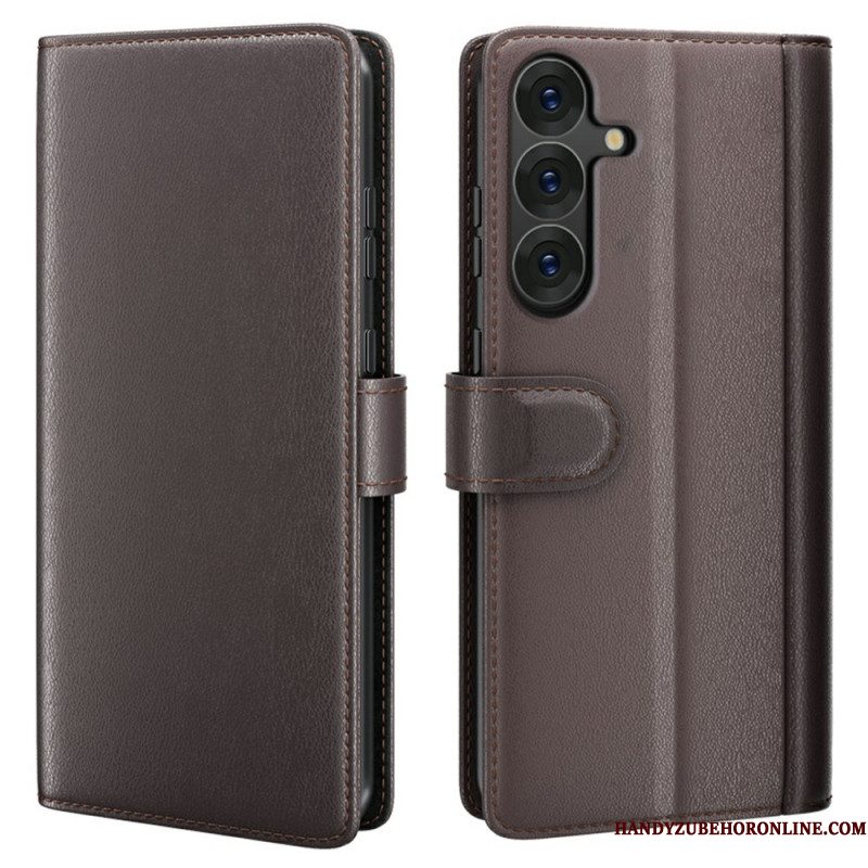 Leren Hoesje Voor Samsung Galaxy S26 Echt Leer