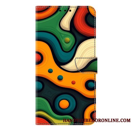 Leren Hoesje Voor Samsung Galaxy S26 Plus Geschilderd Motief