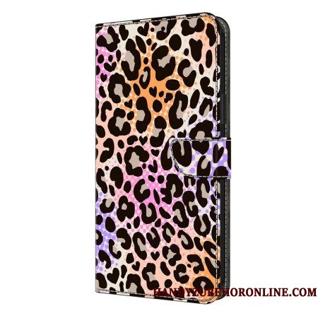 Leren Hoesje Voor Samsung Galaxy S26 Plus Gevlekte Luipaardprint