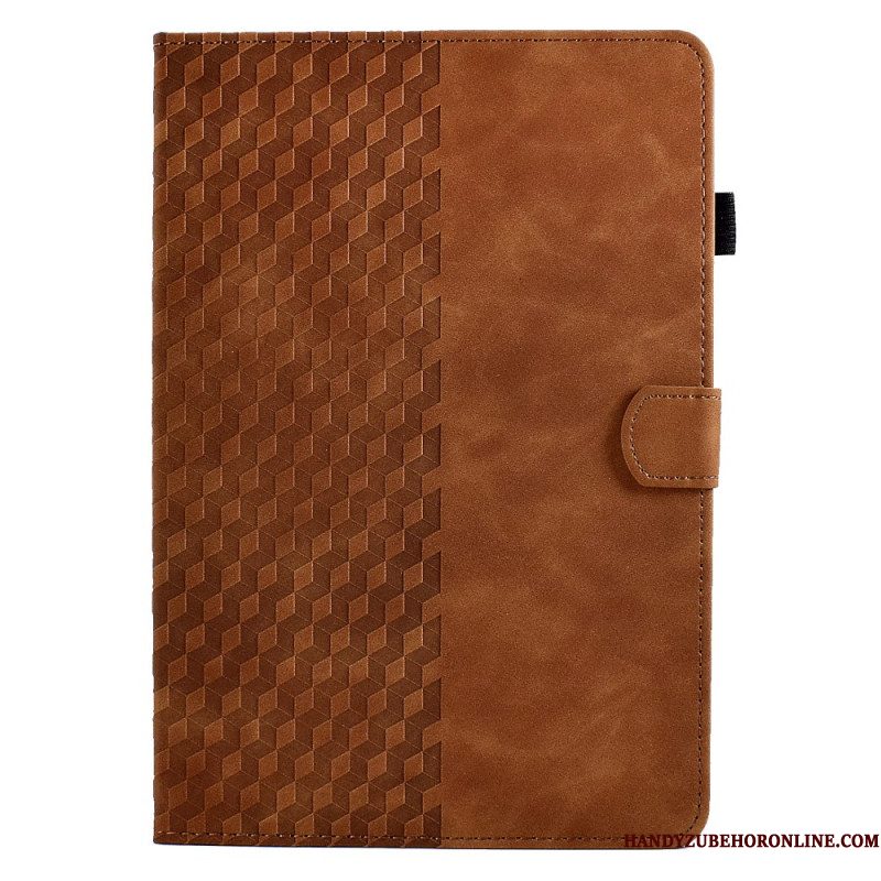 Leren Hoesje Voor Samsung Galaxy Tab S11 Suède Randeffect