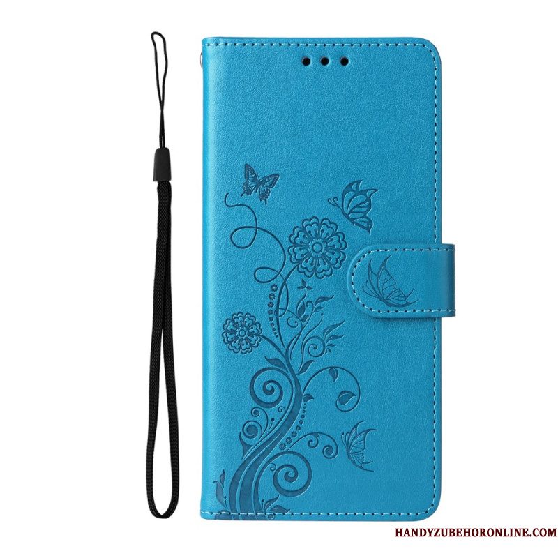 Leren Hoesje Voor Xiaomi 15t Pro Bloemen