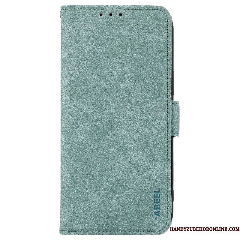 Leren Hoesje Voor Xiaomi Redmi Note 14 4g Abeel Suède-effect