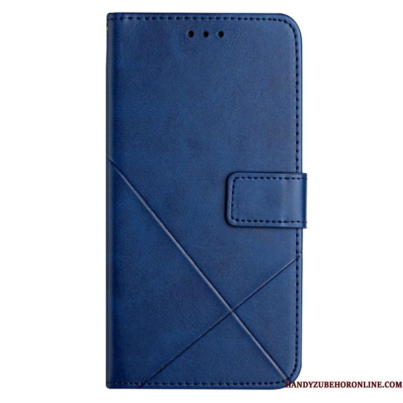 Leren Hoesje Voor Xiaomi Redmi Note 14 5g Idewei-lijnen