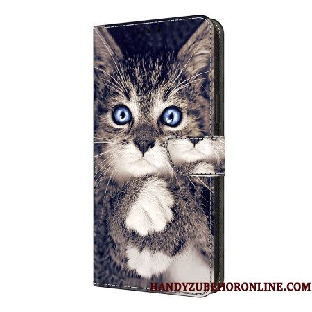 Leren Hoesje Voor Xiaomi Redmi Note 14 Pro 4g Kat