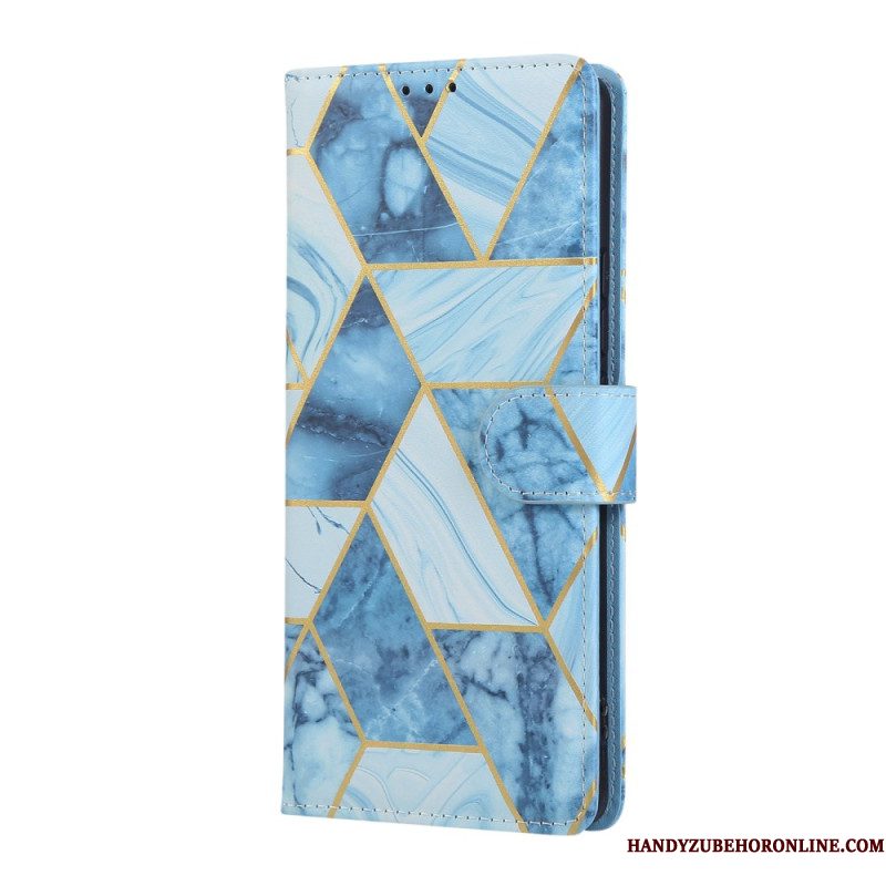 Leren Hoesje Voor Xiaomi Redmi Note 14 Pro 4g Marmerlook