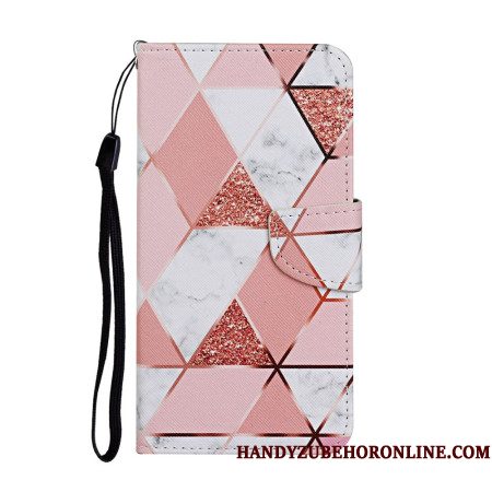Leren Hoesje Voor Xiaomi Redmi Note 14 Pro Plus 5g Marmerpatroon