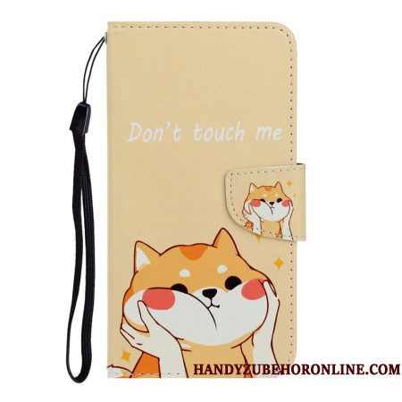 Leren Hoesje Voor Xiaomi Redmi Note 14 Pro Plus 5g Shiba Inu Patroon