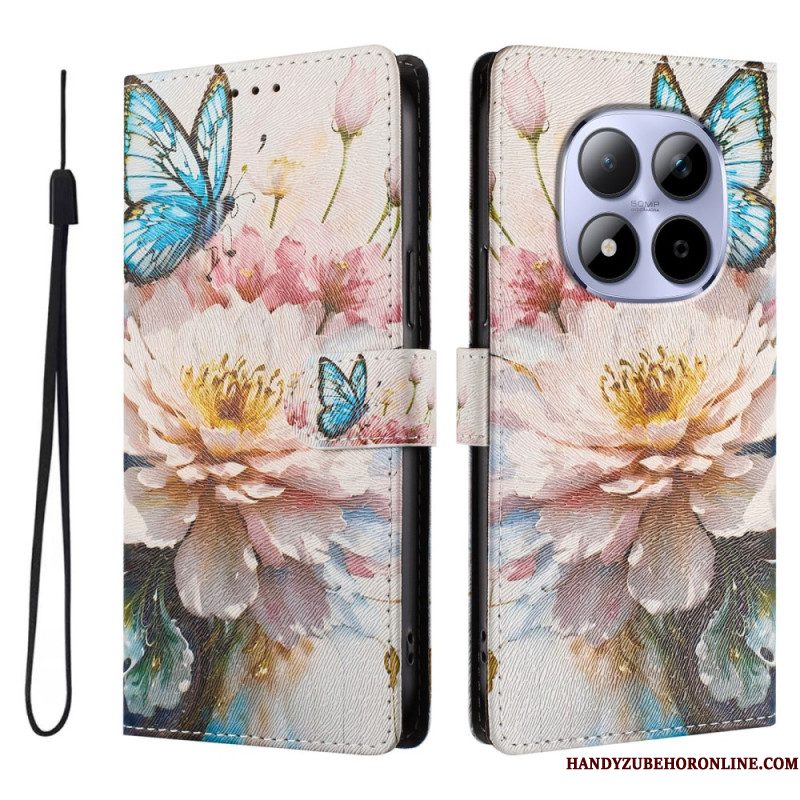 Leren Hoesje Voor Xiaomi Redmi Note 15 Pro 5g Patroon