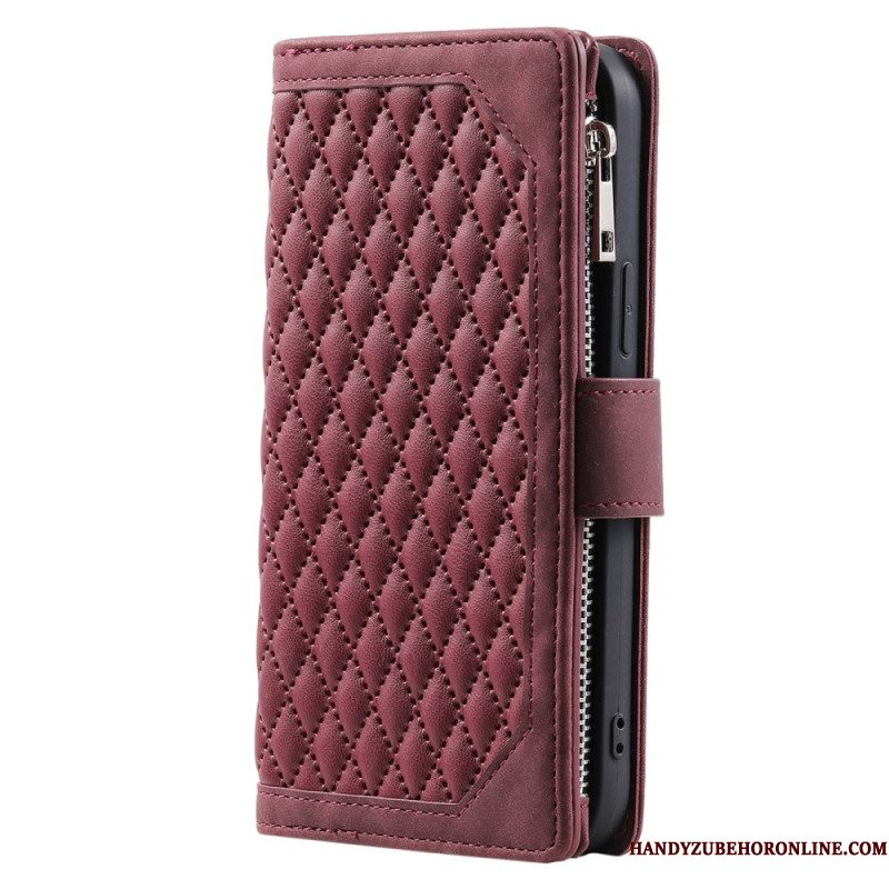 Leren Hoesje Xiaomi 15 Gewatteerd Portemonnee Bescherming Hoesje