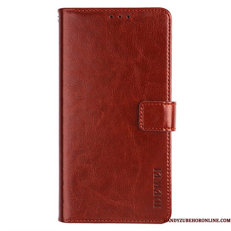 Leren Hoesje Xiaomi 15 Klassieke Idewei Bescherming Hoesje
