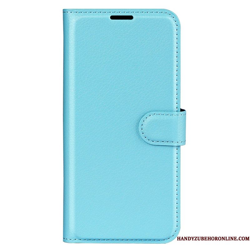 Leren Hoesje Xiaomi 15 Lychee Kunstleer Klassiek Bescherming Hoesje