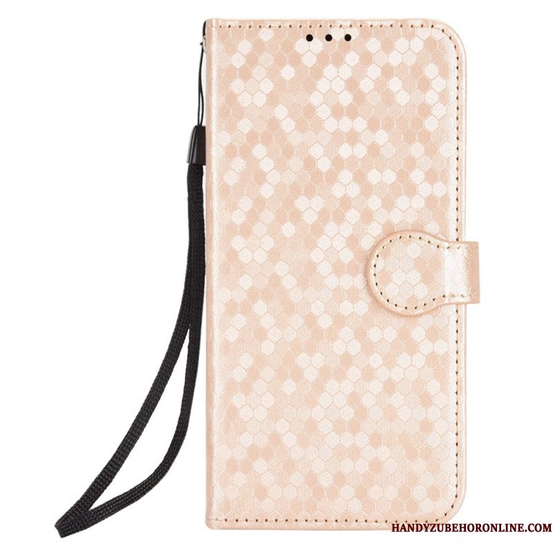 Leren Hoesje Xiaomi 15 Ultra Glitterstippen Bescherming Hoesje