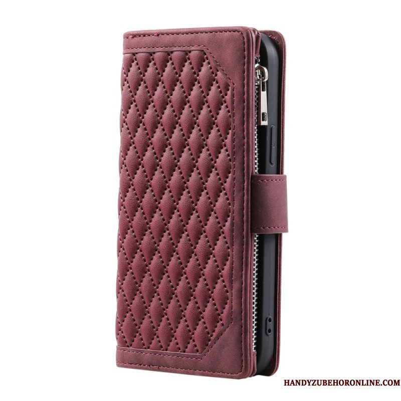 Leren Hoesje Xiaomi 15t Gewatteerde Portemonnee Bescherming Hoesje
