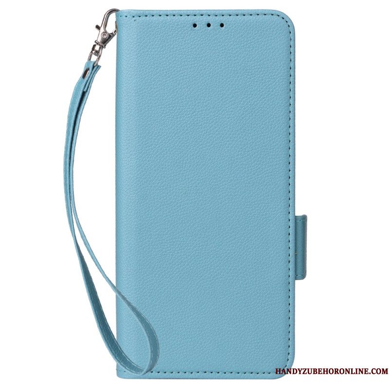 Leren Hoesje Xiaomi 15t Kunstleer Met Band Bescherming Hoesje