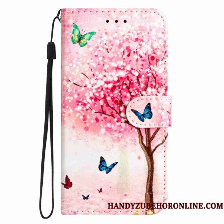 Leren Hoesje Xiaomi 15t Pro Kersenbloesem