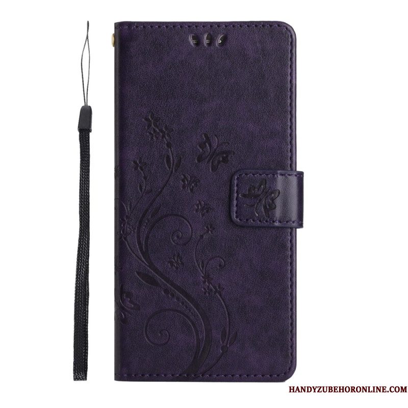 Leren Hoesje Xiaomi 15t Pro Kleine Bloemen Bescherming Hoesje