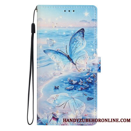Leren Hoesje Xiaomi 15t Pro Oceaanvlinder Bescherming Hoesje