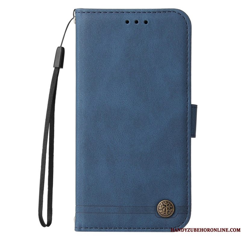 Leren Hoesje Xiaomi Redmi Note 14 4g Retro-effect
