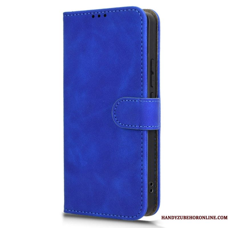 Leren Hoesje Xiaomi Redmi Note 14 4g Suède-stijl