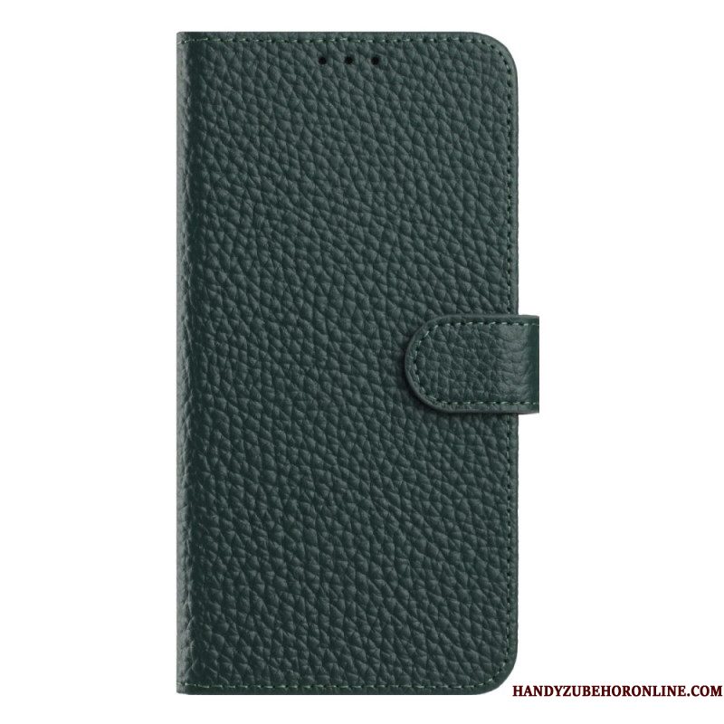 Leren Hoesje Xiaomi Redmi Note 14 5g Lychee Leer Bescherming Hoesje