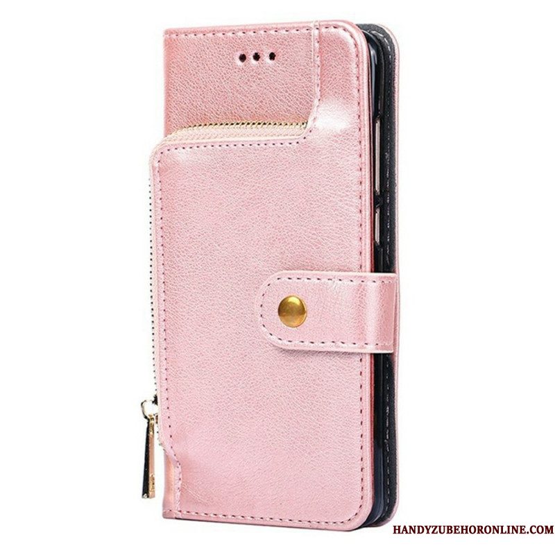 Leren Hoesje Xiaomi Redmi Note 14 Pro 4g Gewaxt