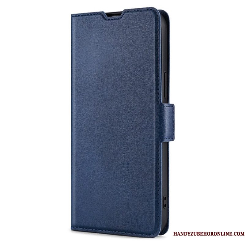 Leren Hoesje Xiaomi Redmi Note 14 Pro 4g Portemonnee Met Dubbele Sluiting Bescherming Hoesje