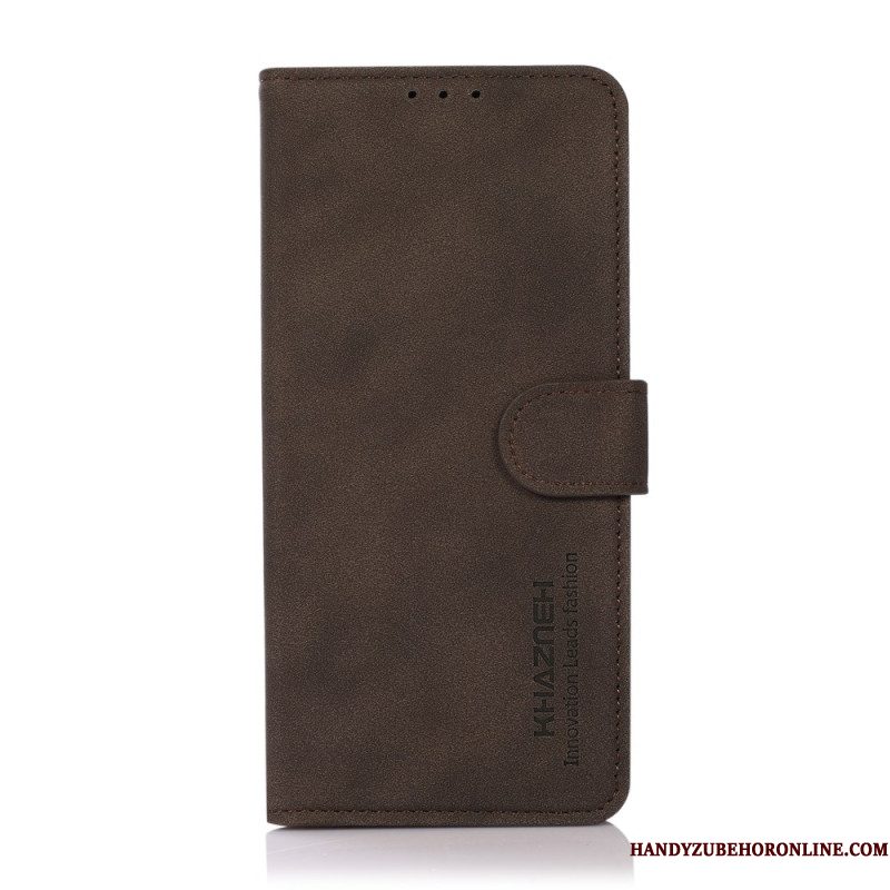 Leren Hoesje Xiaomi Redmi Note 14 Pro 5g Abeel Suède-effect Bescherming Hoesje