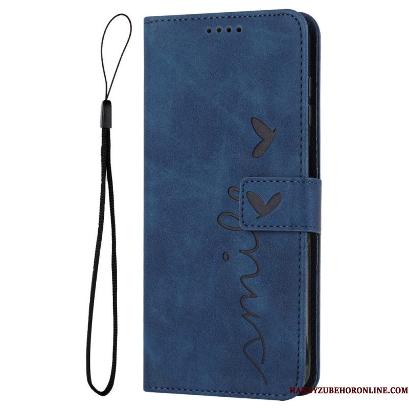 Leren Hoesje Xiaomi Redmi Note 14 Pro 5g Smile Bescherming Hoesje
