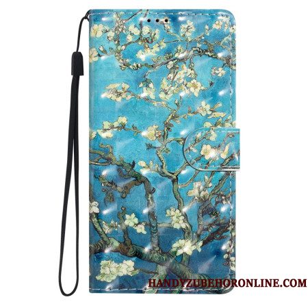 Leren Hoesje Xiaomi Redmi Note 14 Pro Plus 5g Bloemen 3d Patroon