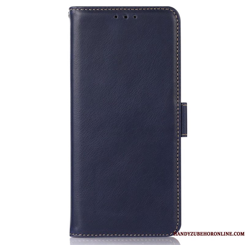 Leren Hoesje iPhone 17 Pro Max Premium Leren Rfid-portemonnee