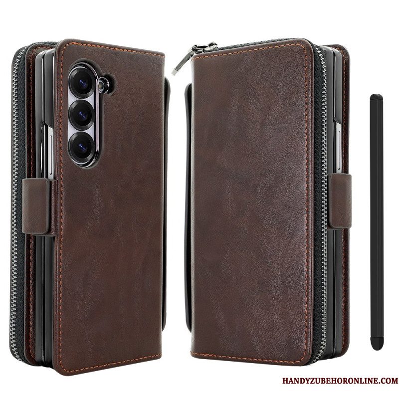 Samsung Galaxy Z Fold 7 Etui Met Rits En Riempje
